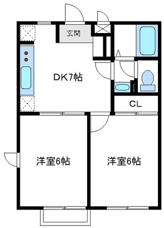 カトルコートの物件間取画像